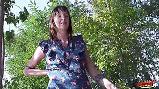 German scout, can ya handle this outdoor anal with mature Joana caught by cops?