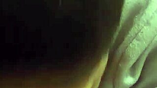 My girlfriend gives quick blowjob, can't let go of dick!