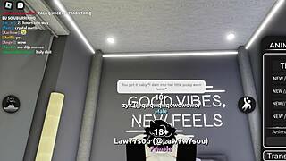 i'm fucking this cute 18+ kitty slut doggystyle in a roblox condo, rough and intense