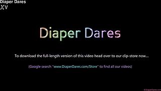 jessica morgan and roxi keogh wear nappies dancing in public game