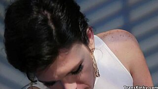 damn, shemale bangs detective hard in doggy style anal