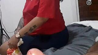 this pregnant colombian is becoming a porn actress, wow!