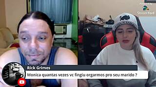 Pornstar monica lima answers public questions outdoors