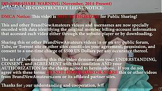 Blonde coed Annie Archer masturbates, then gets mouth and pussy fucked.