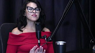 caroleta roots reveals her hardcore fetish scene in sheer red lingerie