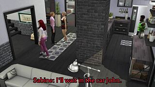 Cheating wife swaps with her twin sister in double trouble part 1, bent over for big black cock