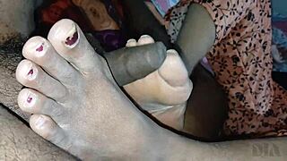 A Man Fucks Desi Housewife Roughly While Husband Watches with Old Father-in-Law