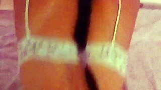 Petite Latina Brunette Teen Roommate Bends Over for Intense Doggystyle Fuck