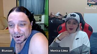 Pornstar monica lima answers public questions outdoors