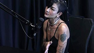 caroleta roots reveals her hardcore fetish scene in sheer red lingerie