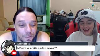 Pornstar monica lima answers public questions outdoors