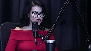 caroleta roots reveals her hardcore fetish scene in sheer red lingerie