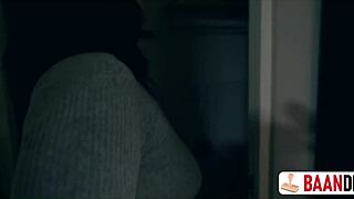 My first job, and a hot woman fucks me.