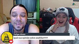 Pornstar monica lima answers public questions outdoors