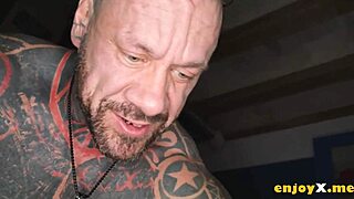 Hey, inked dark haired cutie rides cowgirl, gets her pussy eaten and squirts 😍