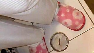 Mature mom swallows cum after masturbation discovery