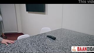 My first job, and a hot woman fucks me.