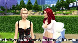 Cheating wife swaps with her twin sister in double trouble part 1, bent over for big black cock