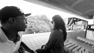 i watch pregnant slut suck big black dick outside in florida daylight, cummin everywhere