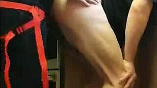 Pegging Boyfriend's Ass In Kitchen And Bathroom With Ass To Mouth