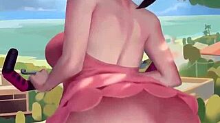 pokemon marnie hentai with wild dildo action