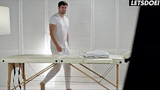 Relaxing Massage Session with Teen Model Liya Silver from Whiteboxxx