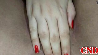 filming the hot latina masturbating on bed