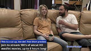 Dr. Tampa examines Stacy Shepard