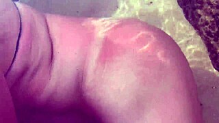 a stranger feeds my cum to fish right on the beach in front of everyone