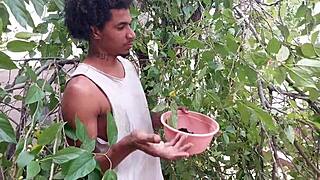 I didn't know my neighbor had a big black cock and loved anal