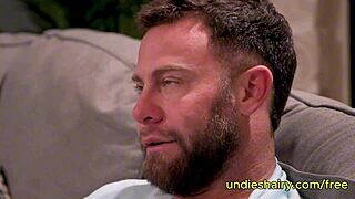 natural busty teen 18+ with nice hairy pussy sucking huge dick and fuck it hard on the couch seth gamble