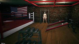 Girls Playing In The Gym With Reality Voyeur Workout