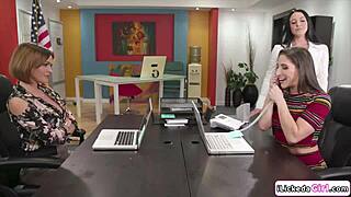 Hey boss, wanna see us facesit and go anal with a dildo?