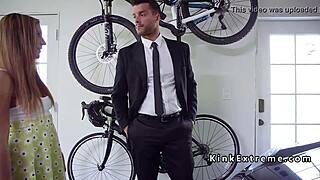 Tied Up 18+ Teen Submits to Throat Banging and Ass Caning in BDSM