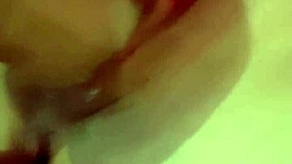 Girlfriend Plays With Dildo And Toys