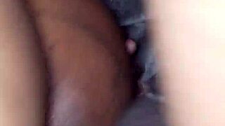 Blacchammer's ebony body with tattoos takes a monster cock in her big ass