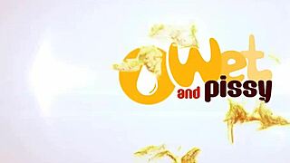 Wetandpissy Tong Pissing Extreme Gaping!