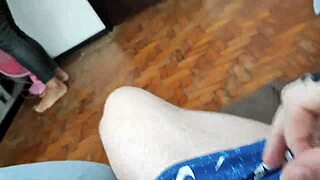 I was so horny, i told my maid to suck my cock