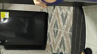 While washing dishes my perverted step-nephew arrives when my husband is not there 😈