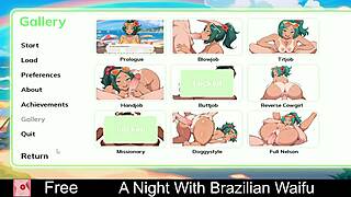 a night with brazilian waifu