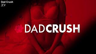 Stunning teen feels pleasure riding her stepdad on the sofa.