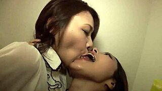 Belo features crazy lesbian kiss with throat obscenity in wild scene