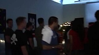 Jenny and friends fuck outdoors at the frat party