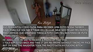 Wife Flashes Big Pussy For Cuckold Voyeur Fun