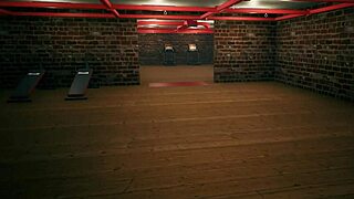 Girls Playing In The Gym With Reality Voyeur Workout