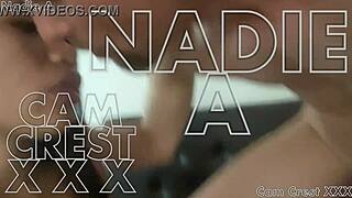 Nadia's First Sloppy Blowjob And Fuck With Cam! 😍