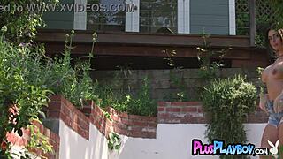 big boobed latina tru kait poses naked showing her curvy body