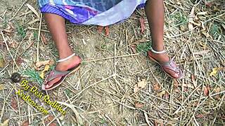 Indian Couple Enjoys Outdoor Nature
