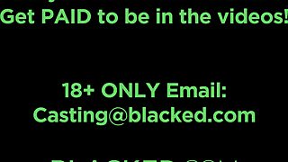 Blacked tiny redhead madi collins screams as monster bbc stretches her tight pussy in lingerie!