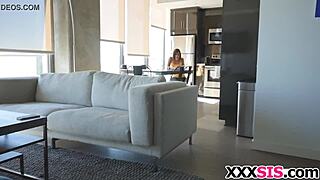 Teaching petite stepsis demi lopez to suck his big cock